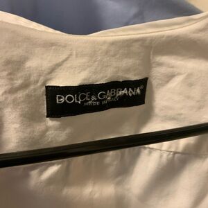 Vintage white dolce & gabbana dress shirt